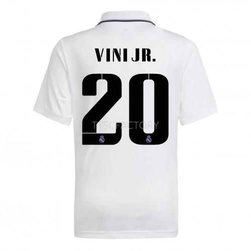 Real Madrid Vini Jr. 20 Fodboldtrøjer Hjemmebanesæt 2022/23 Kort ærmer Real Madrid Vini Jr. 20 Fodboldtrøjer Hjemmebanesæt 2022/23 Kort ærmer